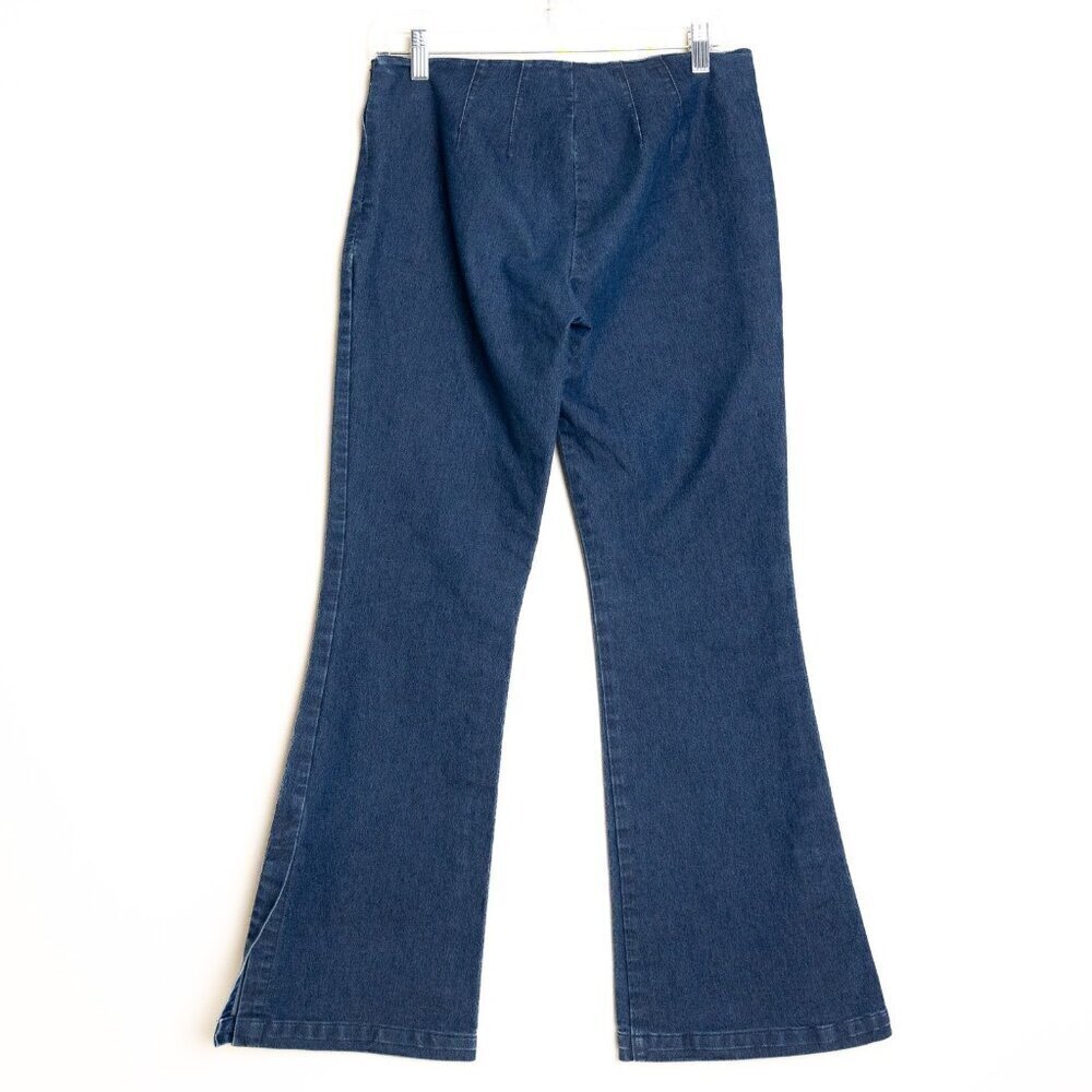 Guess Jeans Flare Side Zip Stretchy Bootcut Y2K Mid Wash Blue Size 29 USA - Picture 3 of 15